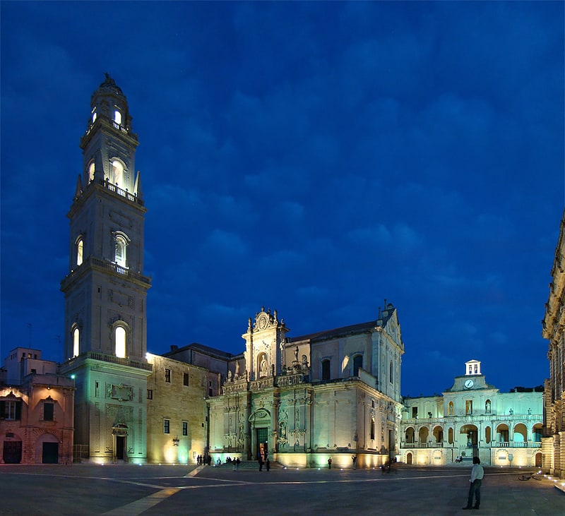 Cathedral in Lecce, Italy