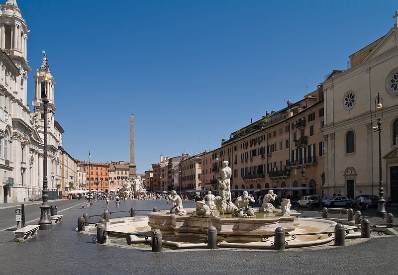 Plaza in Rome, Italy