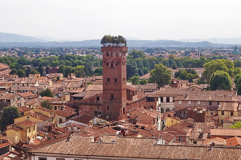 Tower in Lucca, Italy
