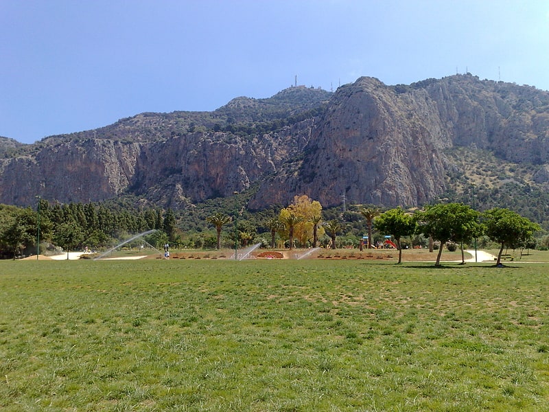 Park in Palermo, Italy