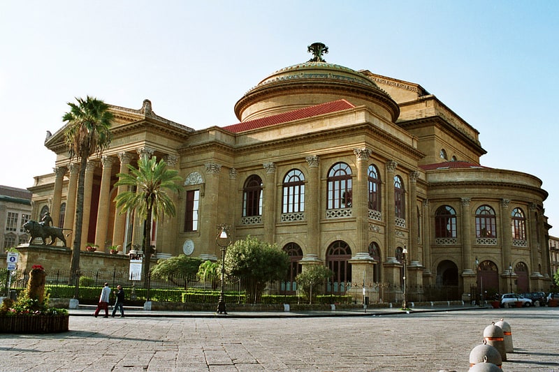 Opernhaus in Palermo, Italien