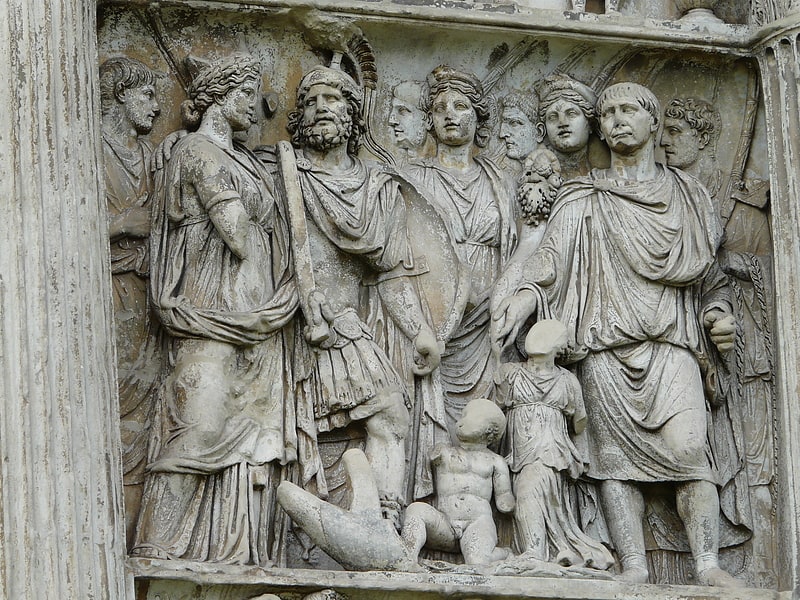 Historical landmark in Benevento, Italy