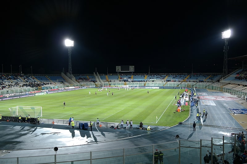 Stadion in Pescara, Italien