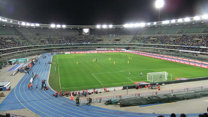 Stade de football à Vérone, Italie