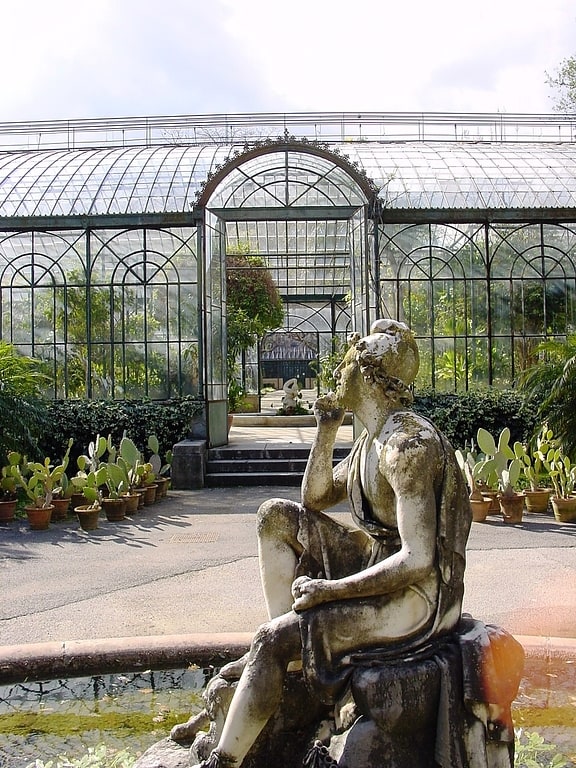 Botanical garden in Palermo, Italy