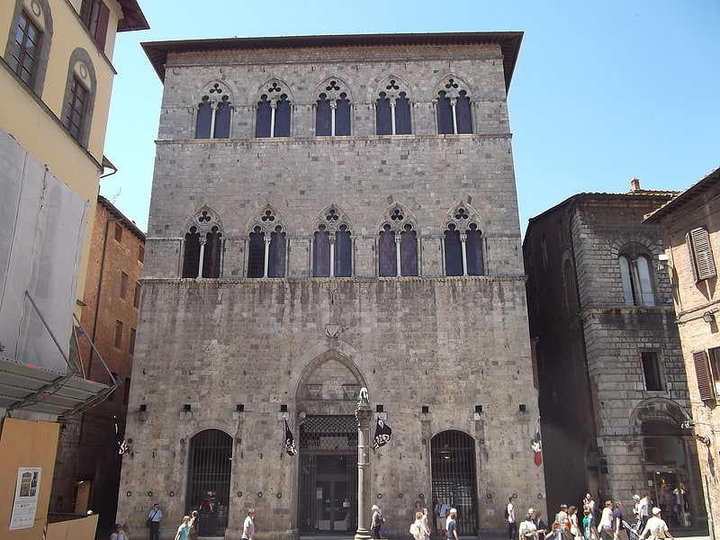 Gebäude in Siena, Italien