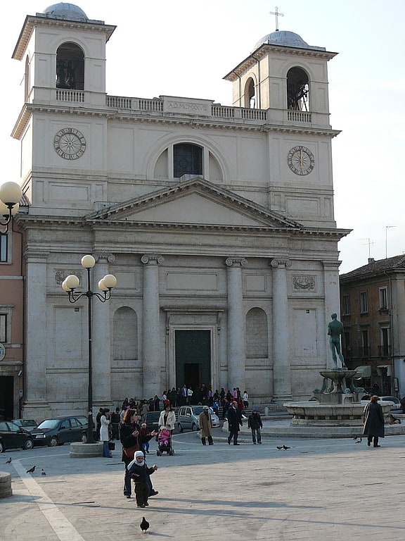 Cathedral in L'Aquila, Italy