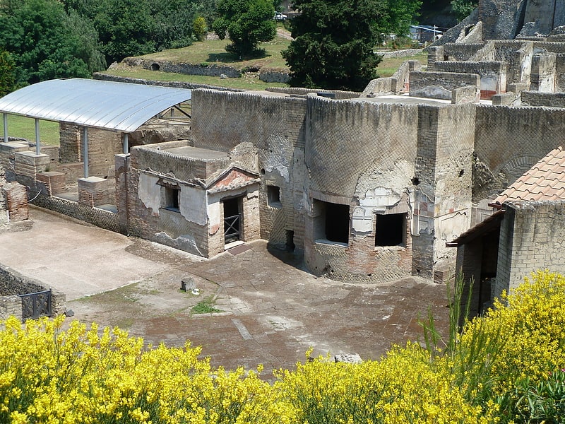 Archaeological site in Pompei, Italy