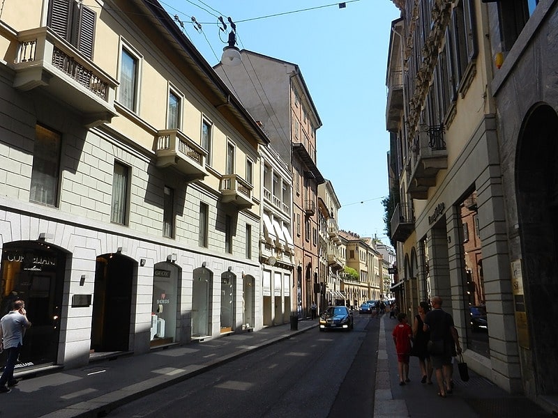 Street in Milan, Italy