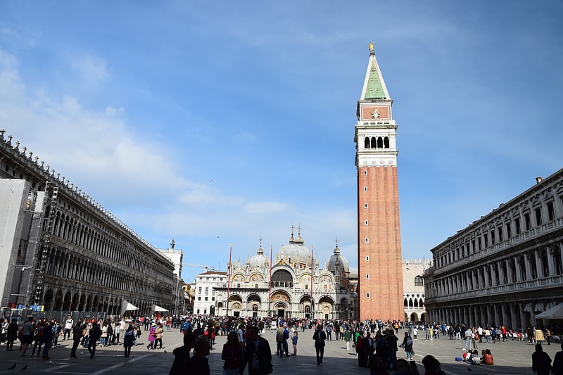 Miejsce historyczne w Wenecji, Włochy