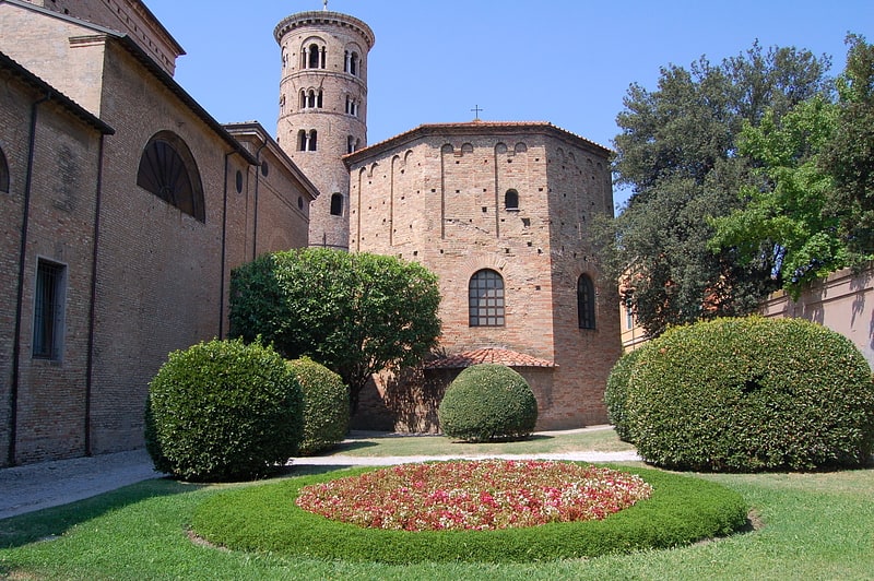 Baptisterium in Ravenna, Italien