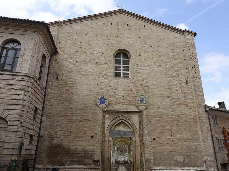 Catholic church in San Severino Marche, Italy