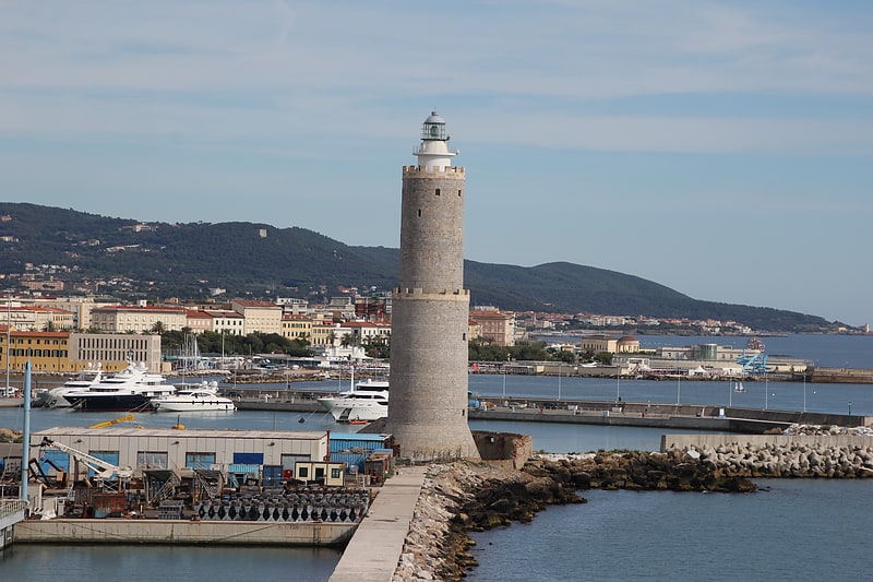 Lighthouse in Livorno, Italy
