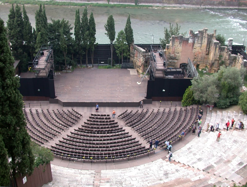 Theatre in Verona, Italy