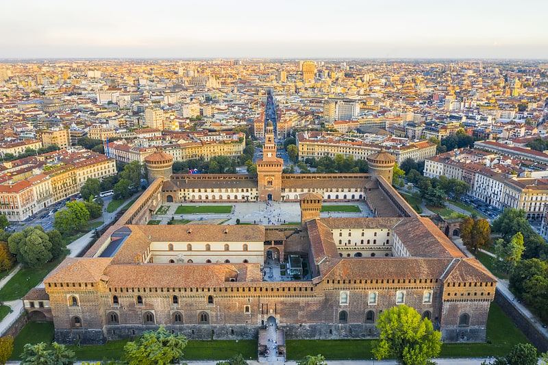 Citadel in Milan, Italy