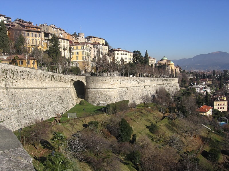 Obiekt historyczny w Bergamo, Włochy