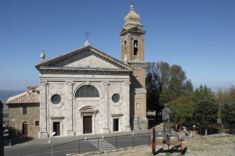 Church in Montalcino, Italy