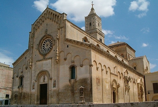 Catedral en Matera, Italia