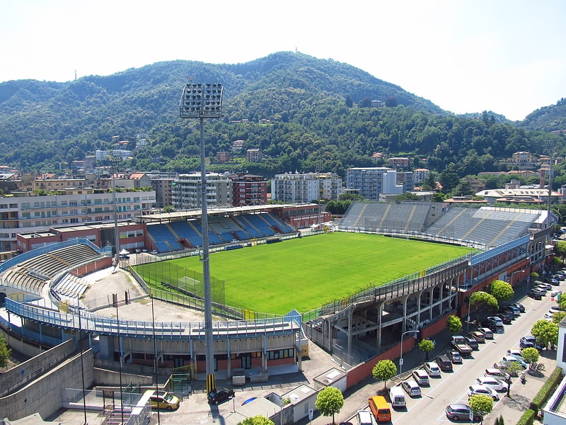 Stadion in Como, Italien