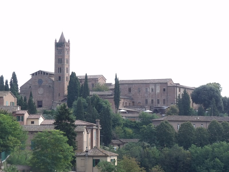 Iglesia católica en Siena, Italia