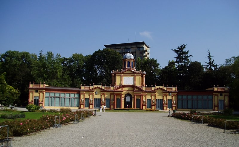 Botanical garden in Modena, Italy