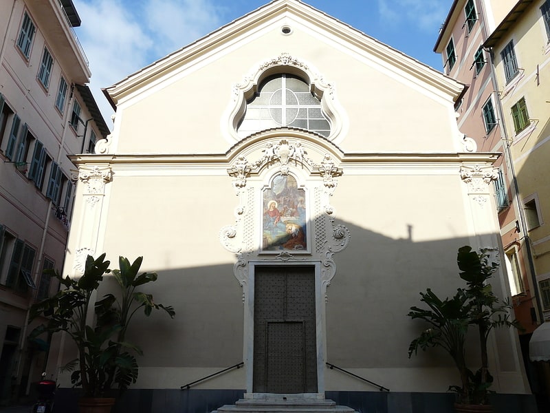 Catholic church in Bordighera, Italy