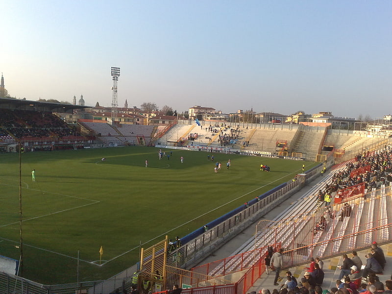 Stade de football à Vicence, Italie