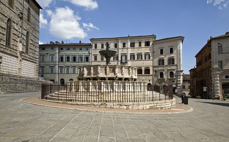 Historical landmark in Perugia, Italy