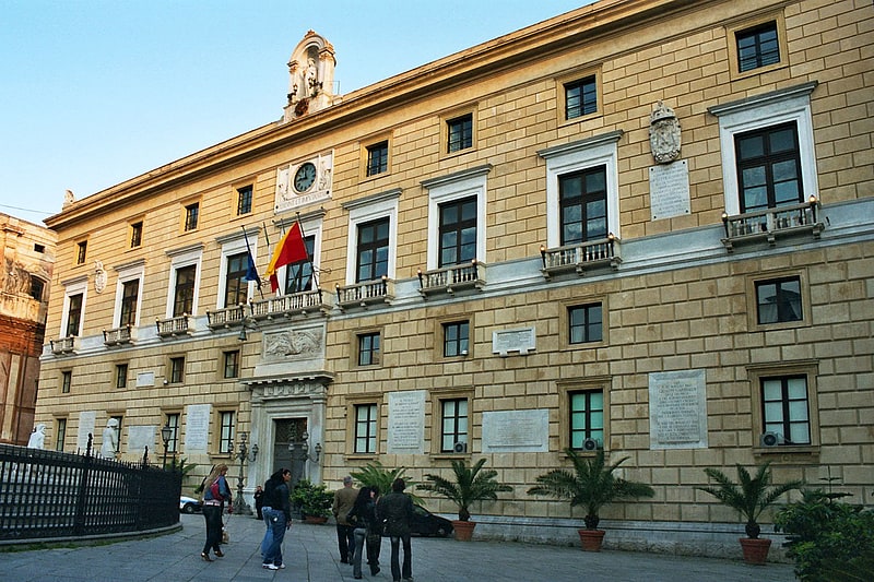 City or town hall in Palermo, Italy
