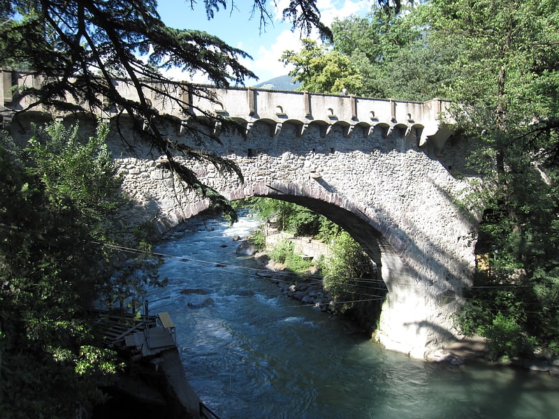 Footbridge in Merano, Italy