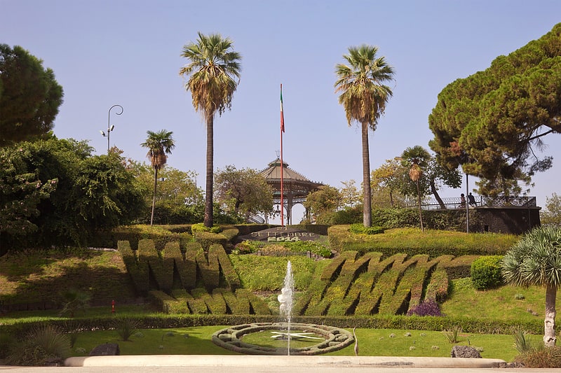 Park in Catania, Italien