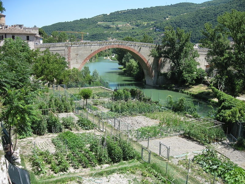 Bridge in Fossombrone, Italy