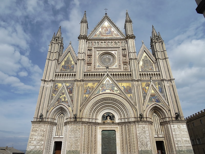 Catedral en Orvieto, Italia