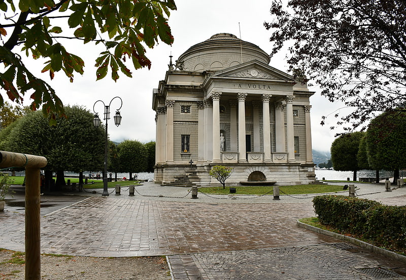 Museum über den Wissenschaftler Alessandro Volta