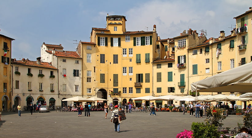 Historical landmark in Lucca, Italy