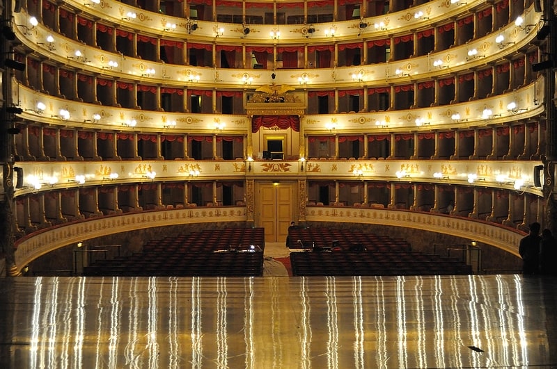 Opera house in Modena, Italy