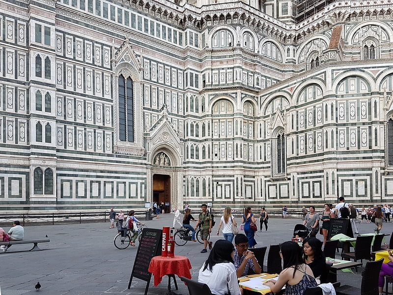Plaza in Florence, Italy