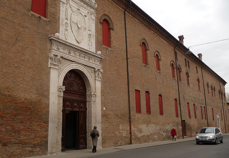 Palast in Ferrara, Italien