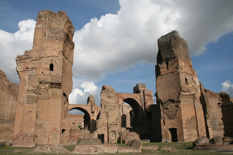 Terma romana en Roma, Italia