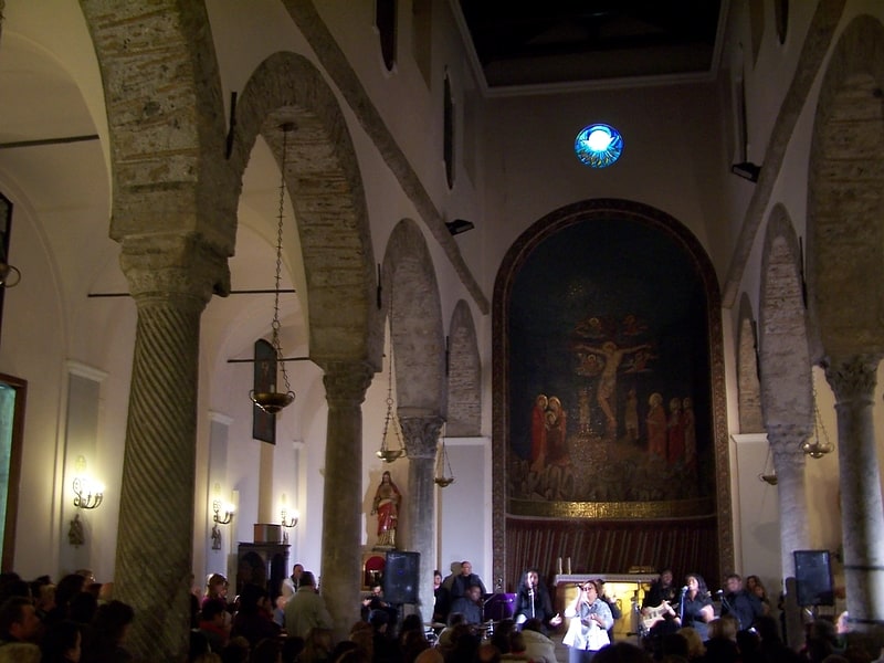 Iglesia católica en Salerno, Italia