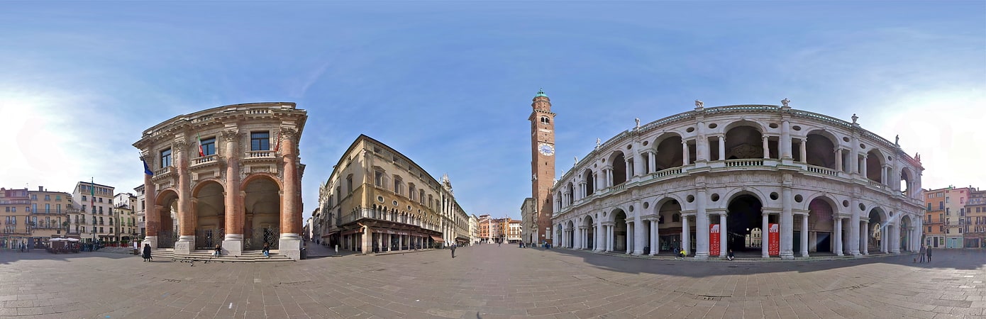 Historical landmark in Vicenza, Italy