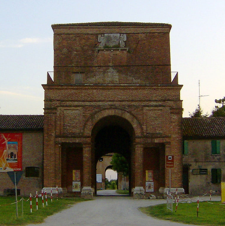 Historical landmark in Voghiera, Italy