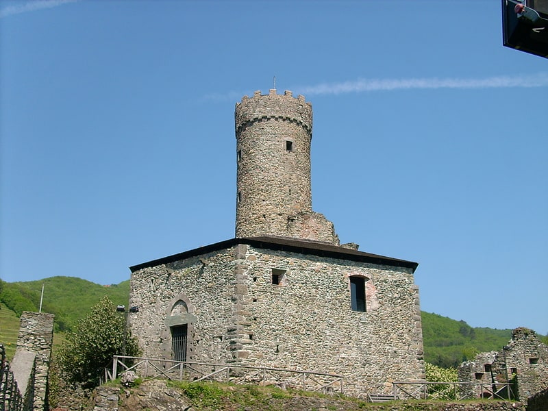 Schloss in Campo Ligure, Italien