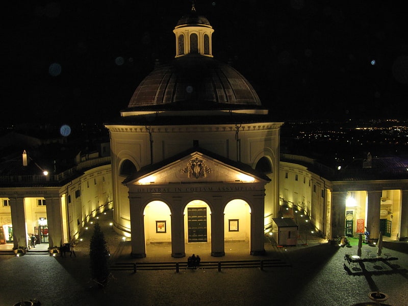 Catholic church in Ariccia, Italy
