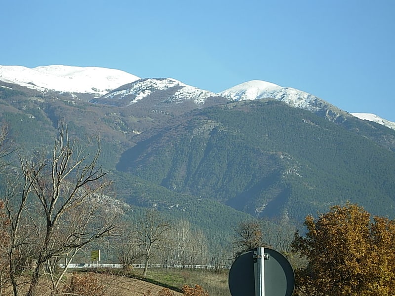 Mountain range in Italy