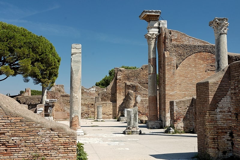 Sitio arqueológico en Italia