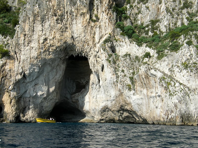 Sea cave in Italy