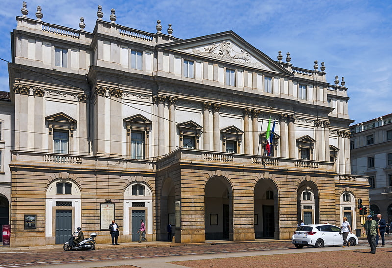 Teatro de ópera en Milán, Italia