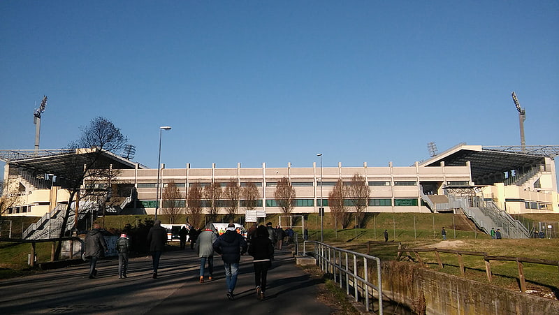 Fußballstadion in Padua, Italien