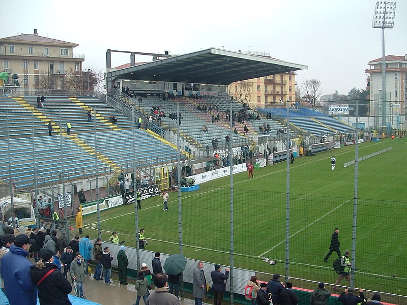 Stadion in Treviso, Italien